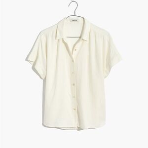 Madewell Linen Blend Hilltop Shirt